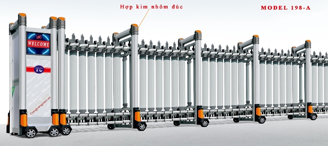 Cổng xếp tự động nhập khẩu