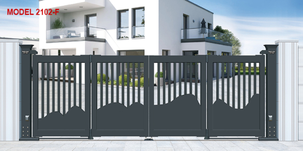 Các mẫu cổng nhà đẹp hiện đại 2102-F Các mẫu cổng nhà đẹp hiện đại