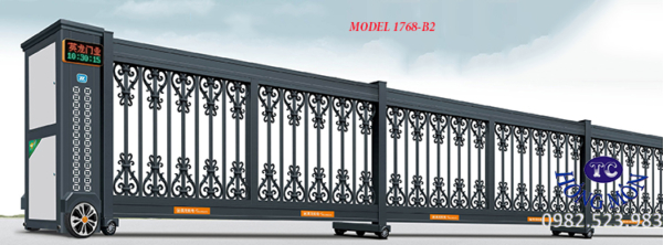 Cửa cổng lùa xếp 1768-B2 Cửa cổng lùa xếp