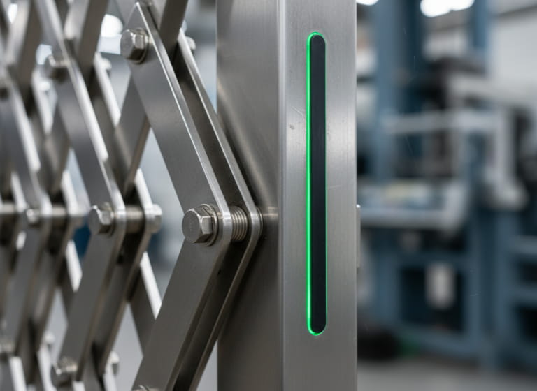 Cảm biến cổng xếp tự động