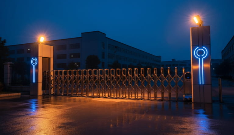 Cảm biến cổng xếp tự động