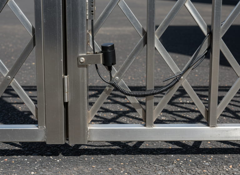 Cảm biến cổng xếp tự động