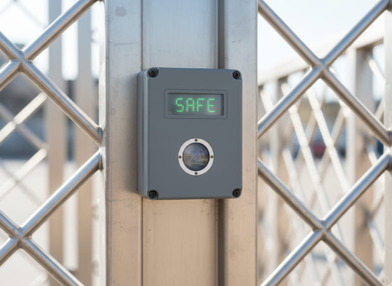 Cảm biến cổng xếp tự động