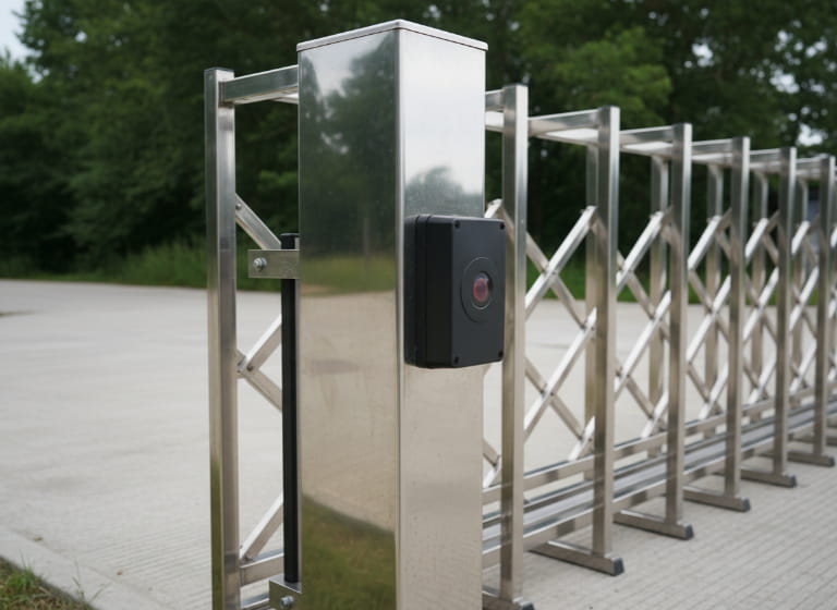 Cảm biến cổng xếp tự động