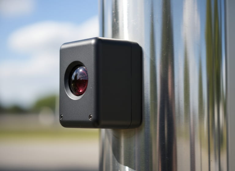 cảm biến cổng xếp tự động 