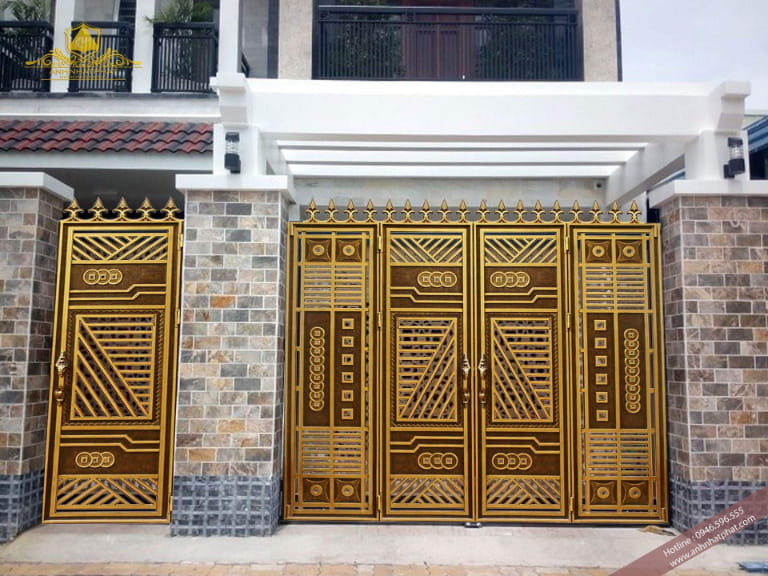 giá cổng nhôm đúc