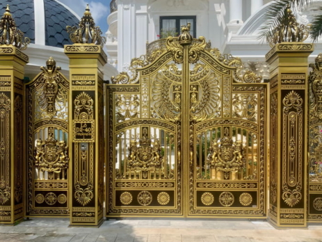 giá cổng nhôm đúc