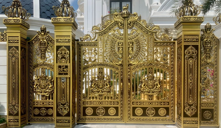 giá cổng nhôm đúc