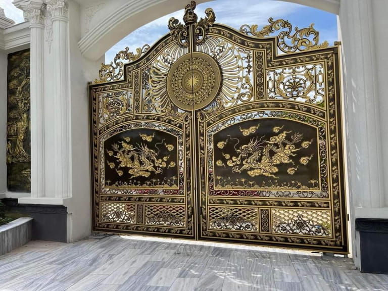 giá cổng nhôm đúc