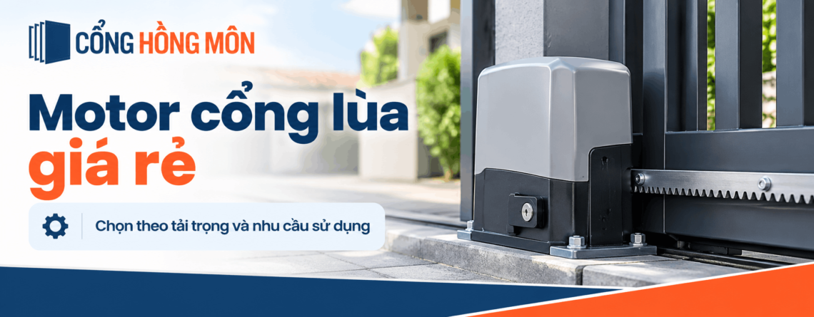 Motor cổng lùa giá rẻ