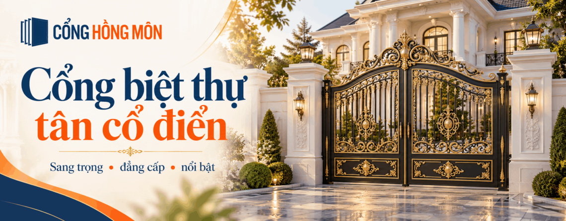 Cổng Biệt Thự Tân Cổ Điển
