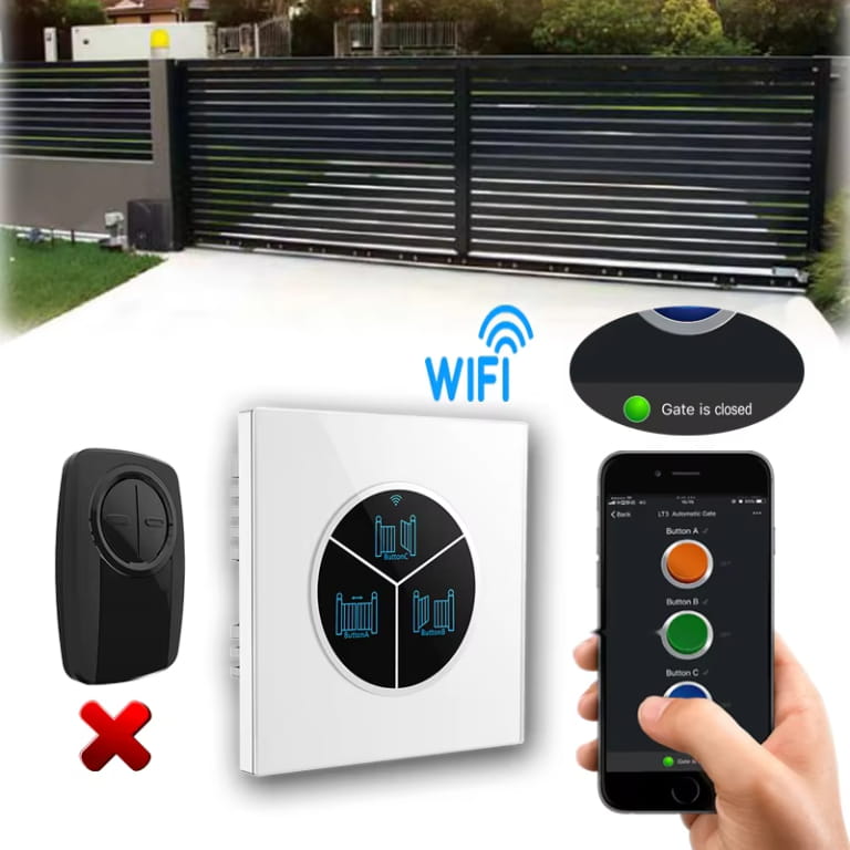 Cổng Tự Động Có WiFi/Bluetooth