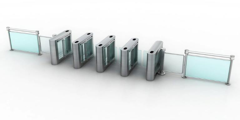 Cổng swing kiểm soát người tại sảnh