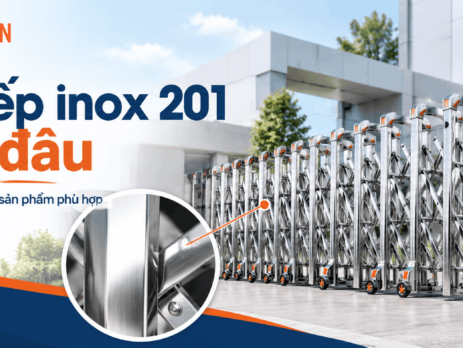Cổng xếp inox 201 mua ở đâu