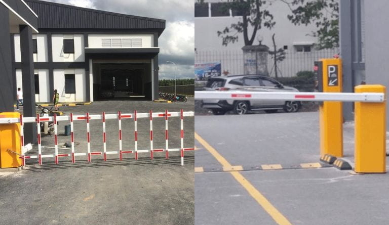 barie rào chắn vs barie cần thẳng