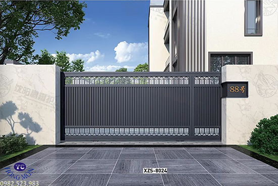 Cổng rào biệt thự hiện đại XZS-8024