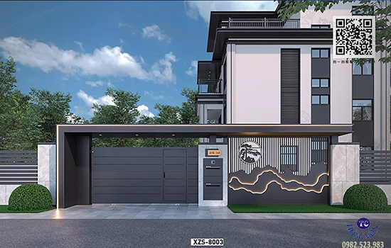 Cổng villa hiện đại XZS-8003