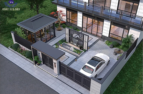 Mẫu cổng biệt thự nhà vườn đẹp