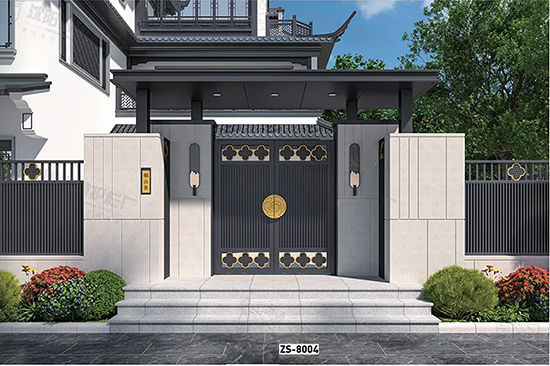 Mẫu cổng nhà biệt thự đẹp ZS-8004
