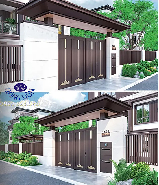 Những mẫu cổng nhà đẹp