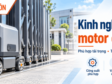 Kinh nghiệm chọn motor cổng xếp