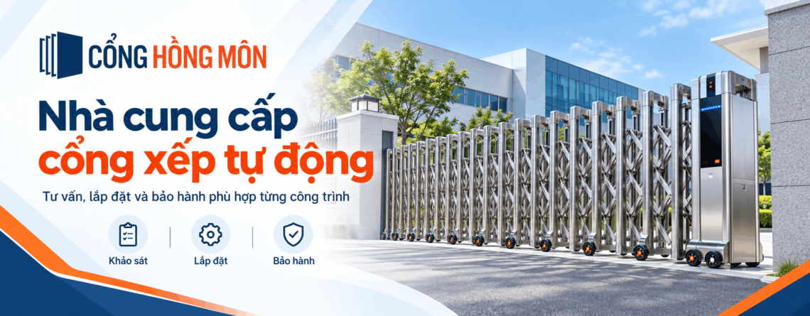 Nhà cung cấp cổng xếp tự động
