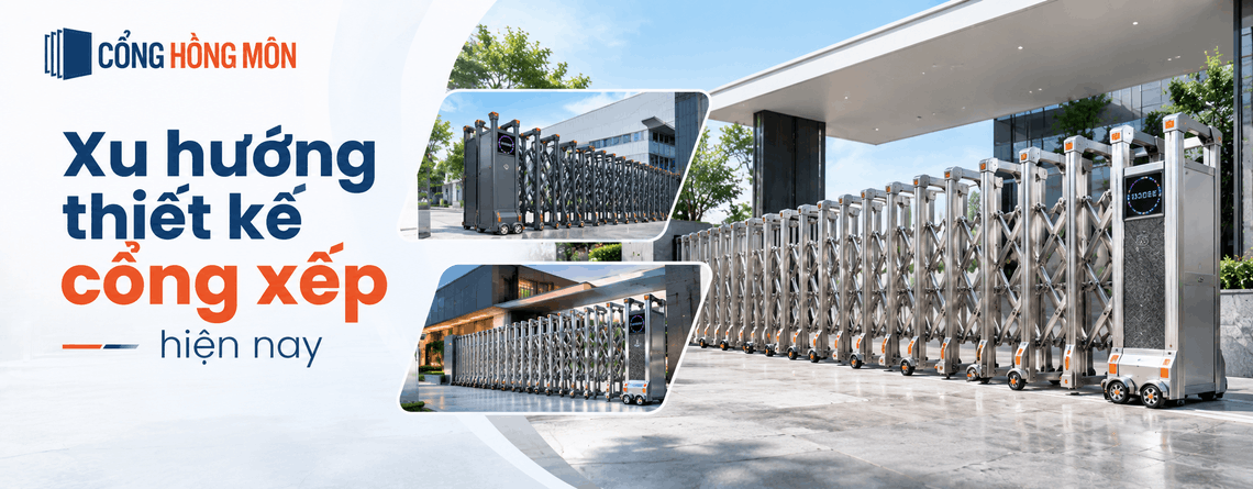 Xu hướng thiết kế cổng xếp