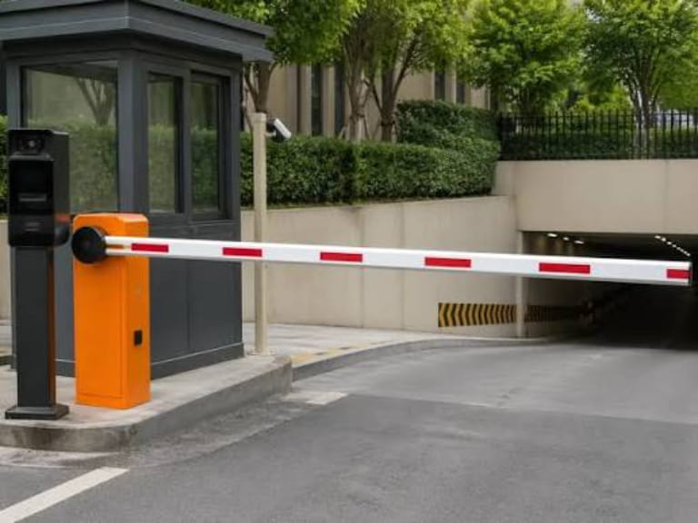 Chọn chiều dài cần barie theo bề rộng lối xe