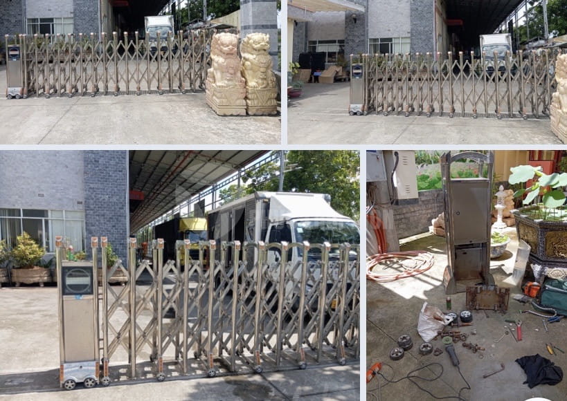 Trình tự an toàn khi tự bảo dưỡng cổng xép điện